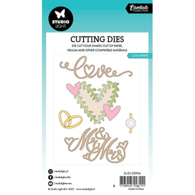 Studio Light SL Cutting Die Love Hearts Essentials nr.956