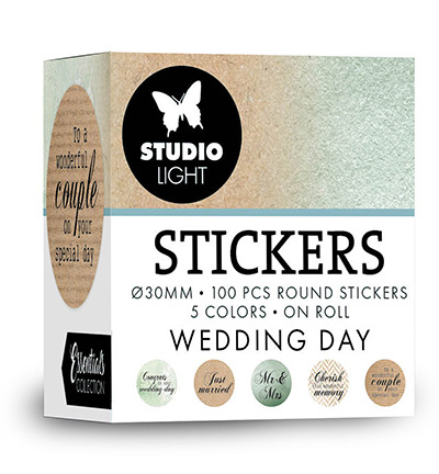 Studio Light SL ø30mm Stickers WEDDING DAY Essentials nr.34