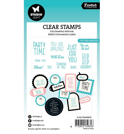 Studio Light SL Clear stamp You Are Amazing Essentials nr.809