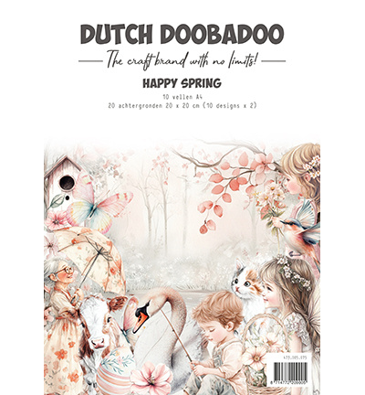 Dutch Doobadoo DDBD Collage Happy Spring