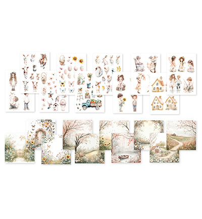 Dutch Doobadoo DDBD Collage Happy Spring