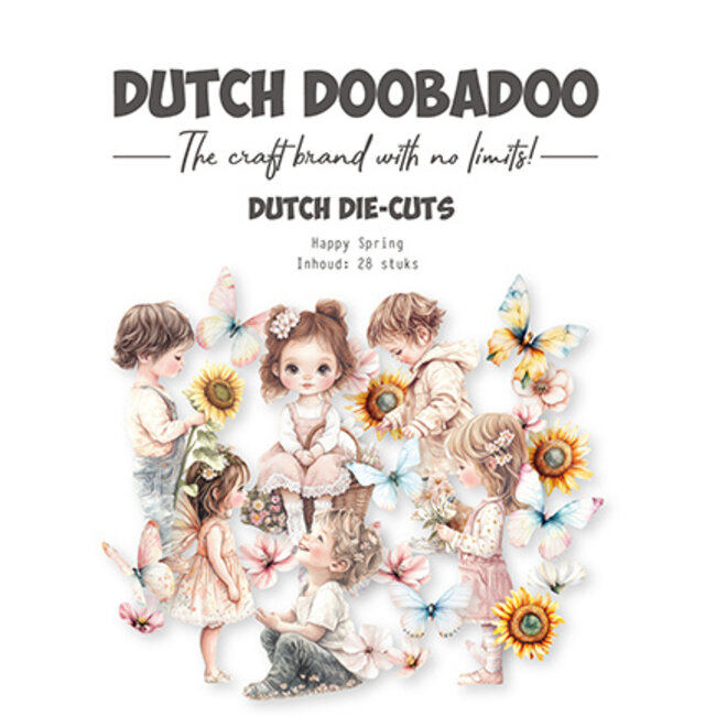 Dutch Doobadoo DDBD Collage Die-cuts Happy Spring