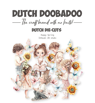 Dutch Doobadoo DDBD Collage Die-cuts Happy Spring