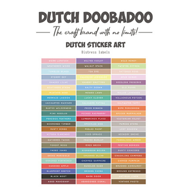 Dutch Doobadoo DDBD Dutch Sticker Strips Oxide