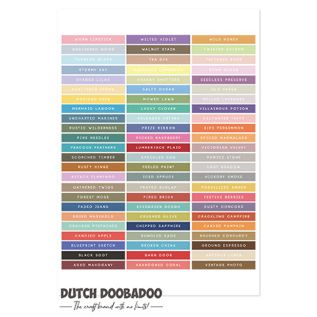 Dutch Doobadoo DDBD Dutch Sticker Strips Oxide