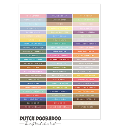 Dutch Doobadoo DDBD Dutch Sticker Strips Oxide