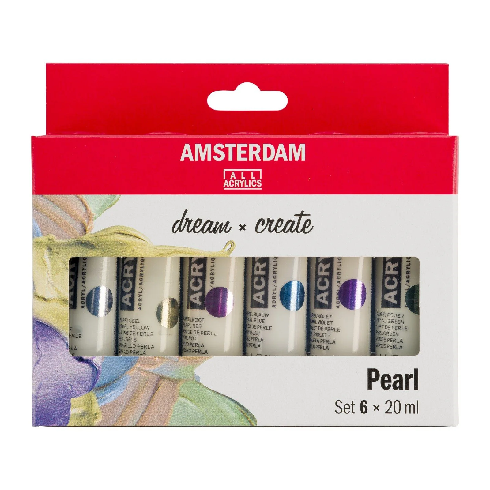Amsterdam all acrylics Amsterdam • Standard Series Acrylic Paint Pearlescent Set 6x20ml