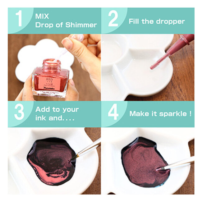 Kuretake / ZIG Drop of Shimmer, Glitter