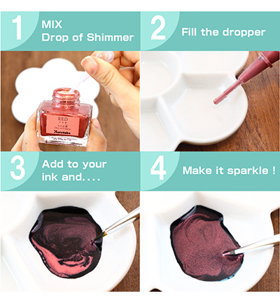 Kuretake / ZIG Drop of Shimmer, Glitter