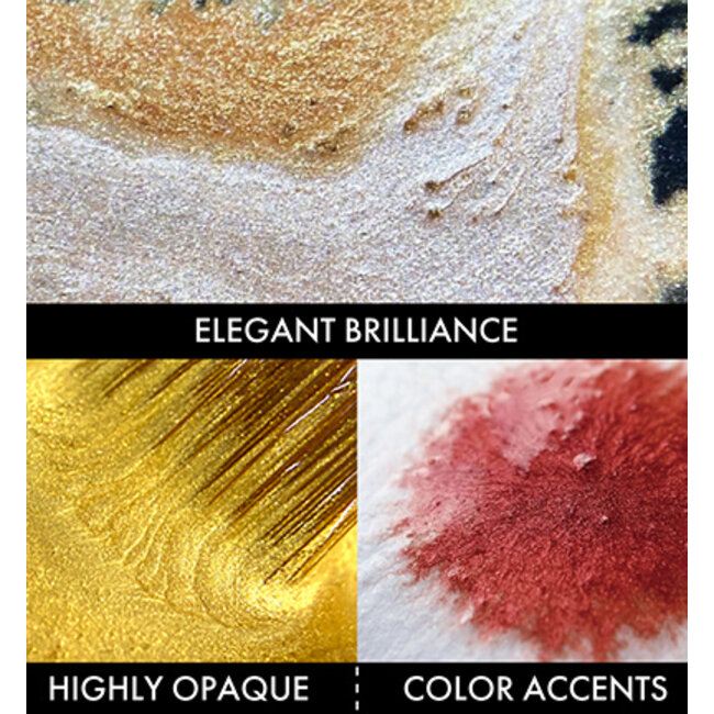 Kuretake / ZIG Gansai Tambi Set 24 Metallic Colours