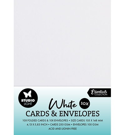 Studio Light Cards & Envelopes White Consumables nr.01