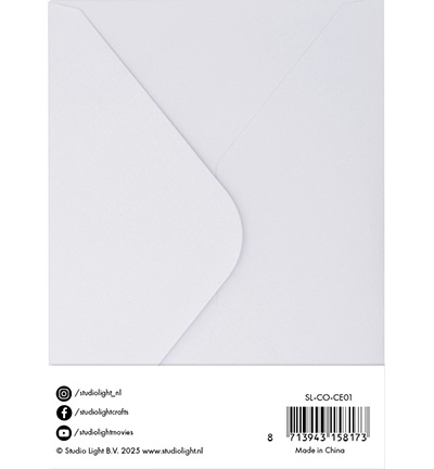 Studio Light Cards & Envelopes White Consumables nr.01