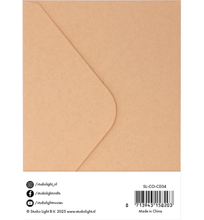 Studio Light Cards & Envelopes Kraft A6 Consumables nr.04