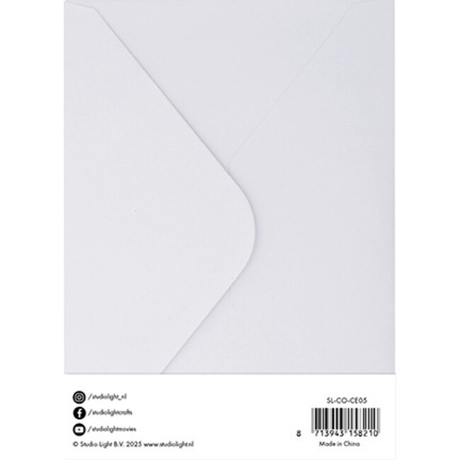 Studio Light Cards & Envelopes White Consumables nr.05