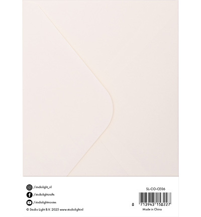 Studio Light Cards & Envelopes Creme Consumables nr.06