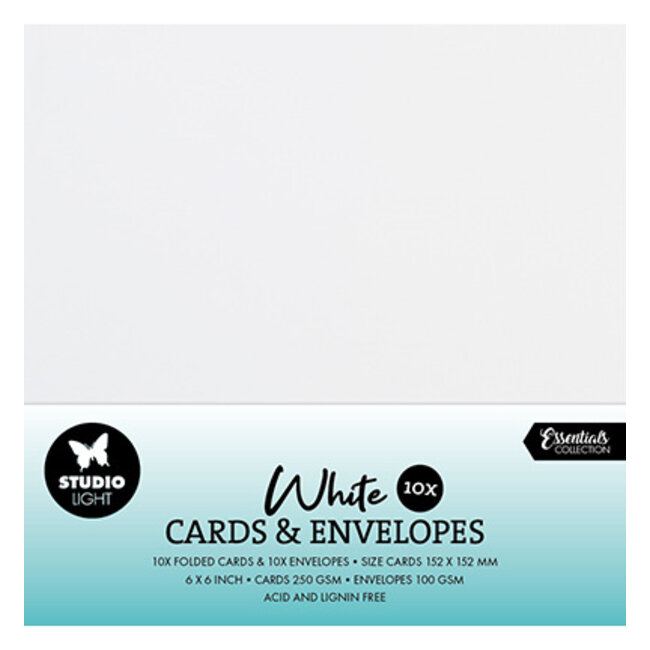 Studio Light Cards & Envelopes White Consumables nr.09