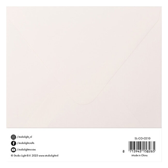 Studio Light Cards & Envelopes Creme Consumables nr.10