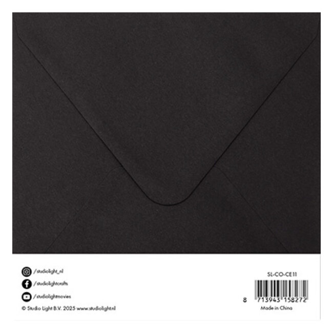 Studio Light Cards & Envelopes Black Consumables nr.11
