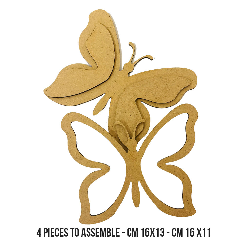 Stamperia Crafty shapes: House of Roses papillons