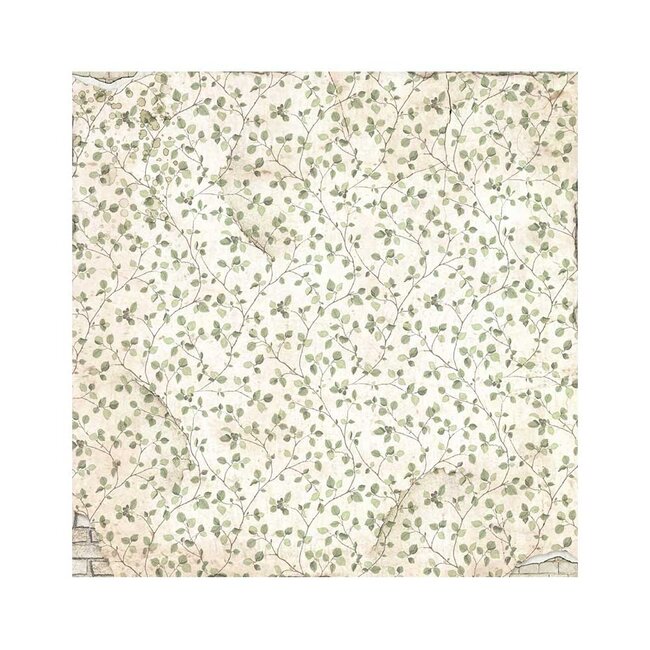 Stamperia Pack 4 sheets fabric cm 30x30 - House of Roses
