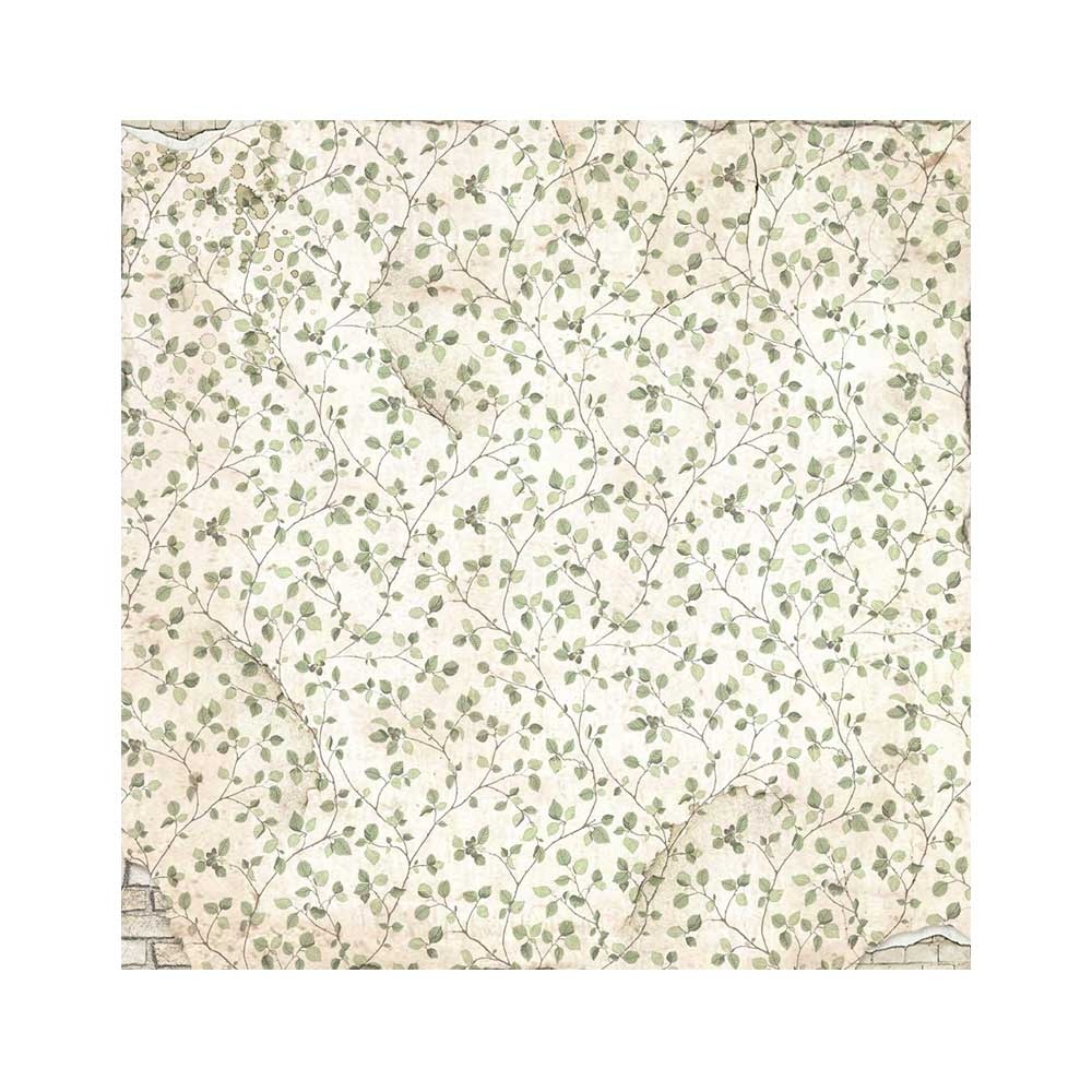 Stamperia Pack 4 sheets fabric cm 30x30 - House of Roses