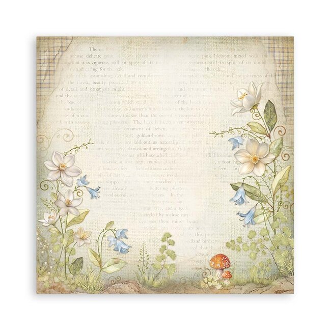 Stamperia Scrapbooking Pad 22 sheets cm 30,5x30,5 (12"x12") Single face - Hidden Grove
