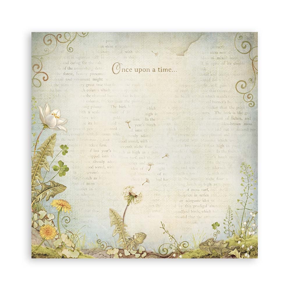 Stamperia Scrapbooking Pad 22 sheets cm 30,5x30,5 (12"x12") Single face - Hidden Grove