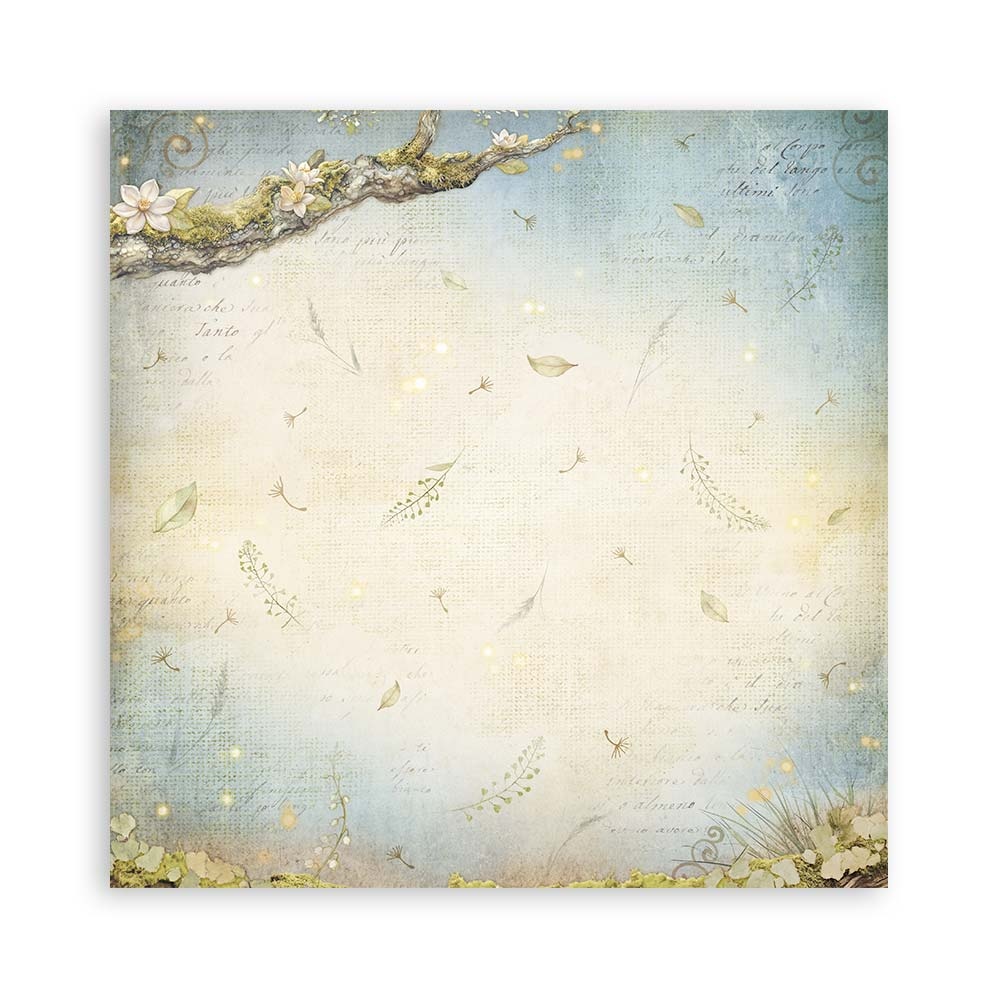 Stamperia Scrapbooking Pad 22 sheets cm 20,3X20,3 (8"X8") Single Face Hidden Grove