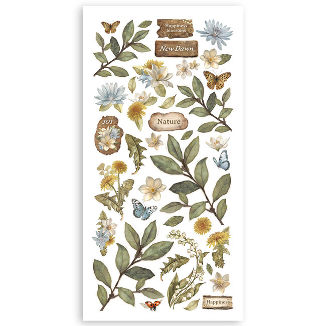 Stamperia Paper cut-outs 2 Double Face -  4 sheets cm. 15x30,5 - Hidden Grove