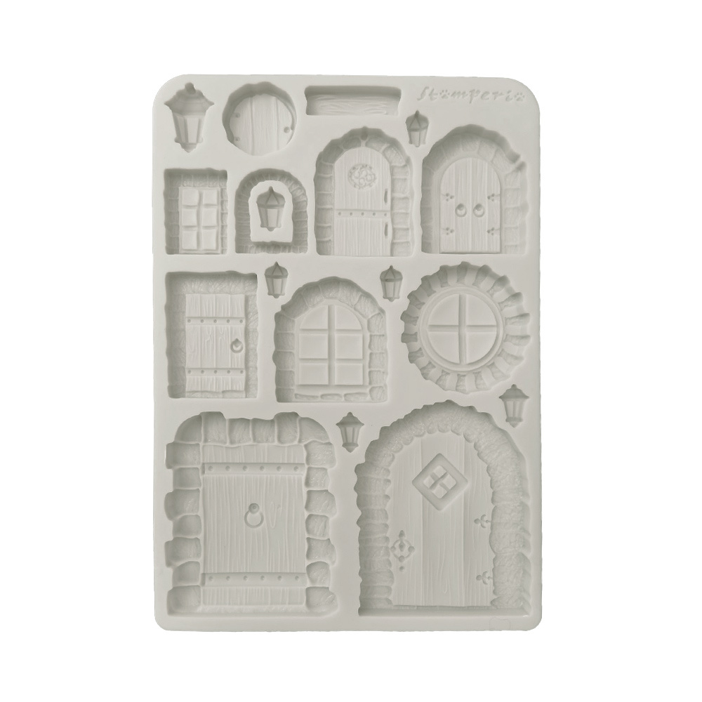 Stamperia Silicon mold A5 - Hidden Grove door and window