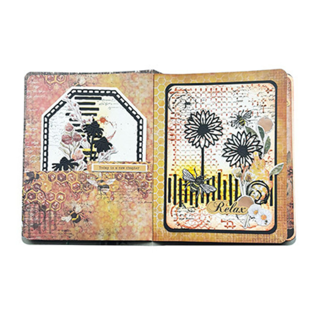 Studio Light - Hazel Eaton HE Cutting dies Grunge Bits Sweet Bee Memories nr.959