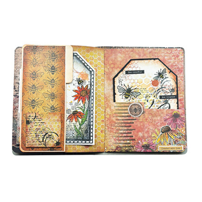 Studio Light - Hazel Eaton HE Die-cut Paper Pad Paper Elements Sweet Bee Memories nr.285