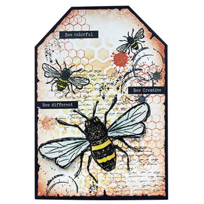 Studio Light - Hazel Eaton HE Die-cut Paper Pad Paper Elements Sweet Bee Memories nr.285