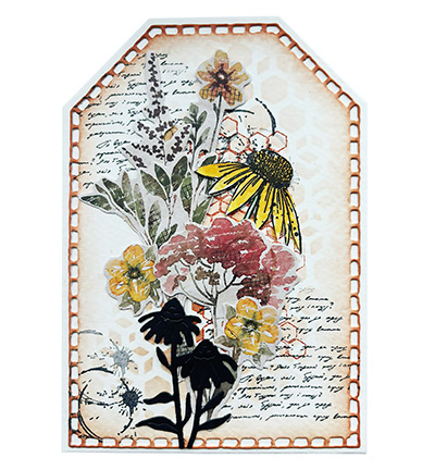 Studio Light - Hazel Eaton HE Die-cut Paper Pad Paper Elements Sweet Bee Memories nr.285