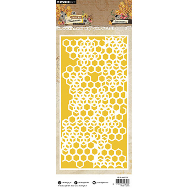Studio Light - Hazel Eaton HE Mask Honeycomb Sweet Bee Memories nr.329