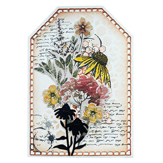 Studio Light - Hazel Eaton HE Mask Honeycomb Sweet Bee Memories nr.329