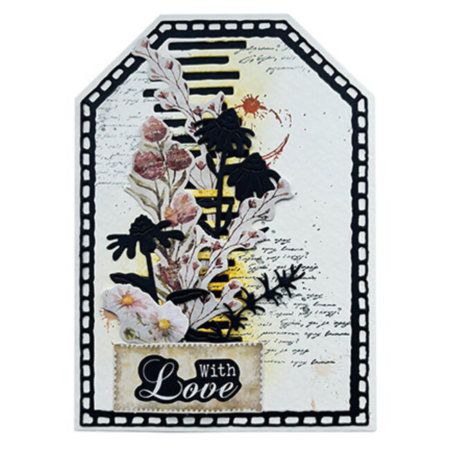 Studio Light - Hazel Eaton HE Mask Honeycomb Sweet Bee Memories nr.329