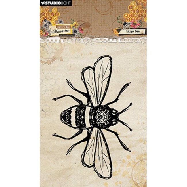 Studio Light - Hazel Eaton HE Clear Stamp Large Bee Sweet Bee Memories nr.795