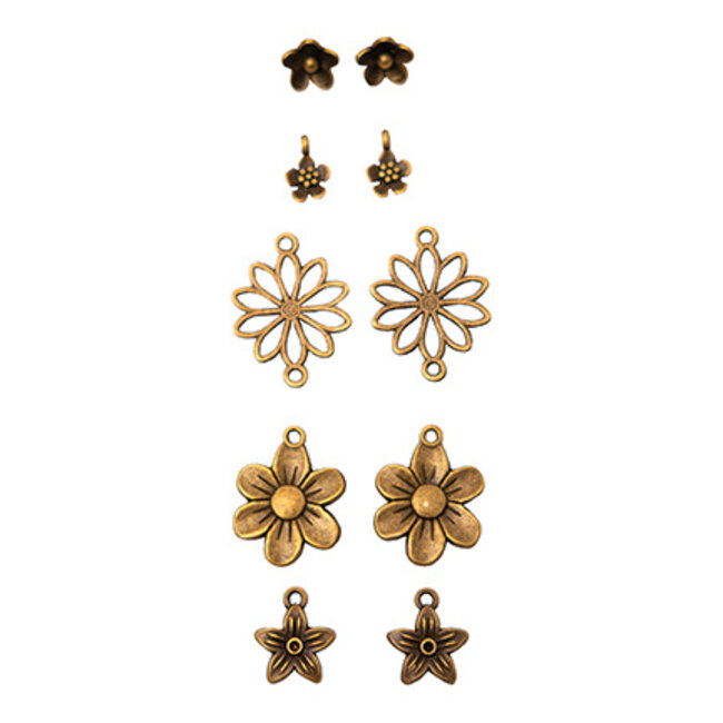 Studio Light SL Metal Charms Flowers Consumables nr.01