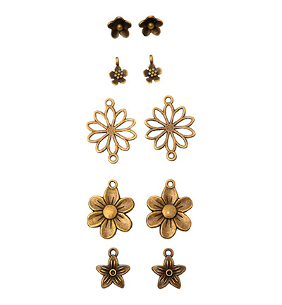 Studio Light SL Metal Charms Flowers Consumables nr.01