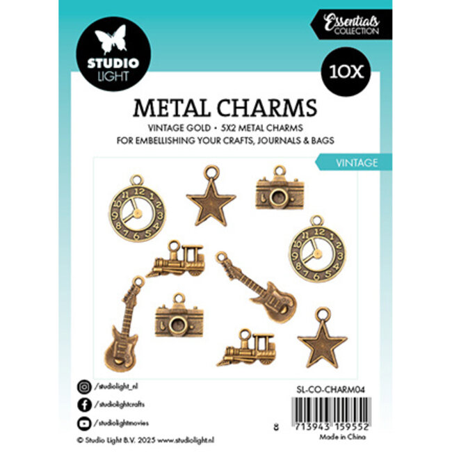 Studio Light Metal Charms Vintage Consumables nr.04