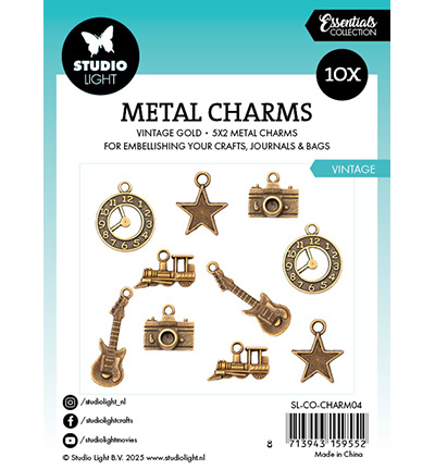 Studio Light Metal Charms Vintage Consumables nr.04