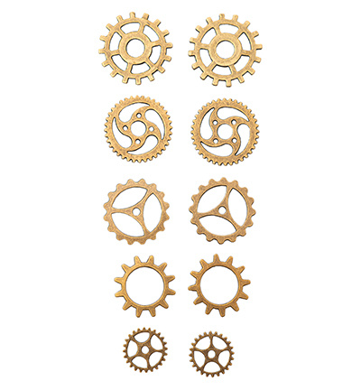 Studio Light Metal Charms Gears Consumables nr.03