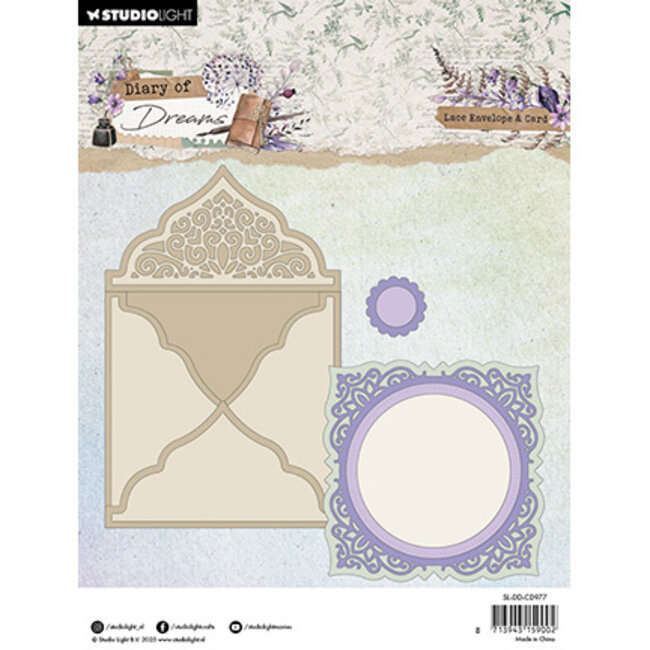 Studio Light SL Cutting Die Lace Envelope Diary of Dreams nr.977