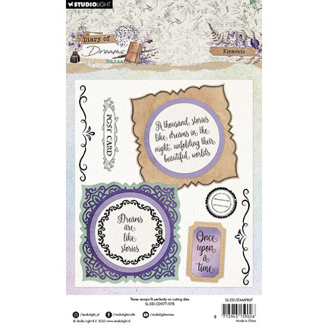 Studio Light SL Clear Stamps Elements Diary of Dreams nr.807