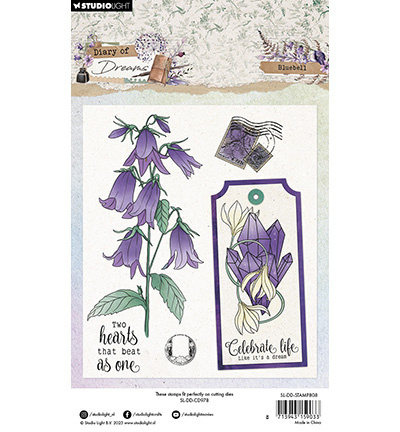 Studio Light SL Clear Stamps Blue Bell Diary of Dreams nr.808