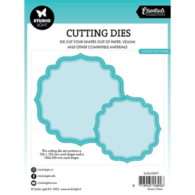 Studio Light SL Cutting Die Classic Accolade Essentials nr.971