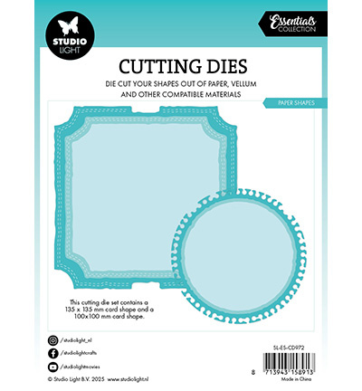 Studio Light SL Cutting Die Paper Shapes Essentials nr.972