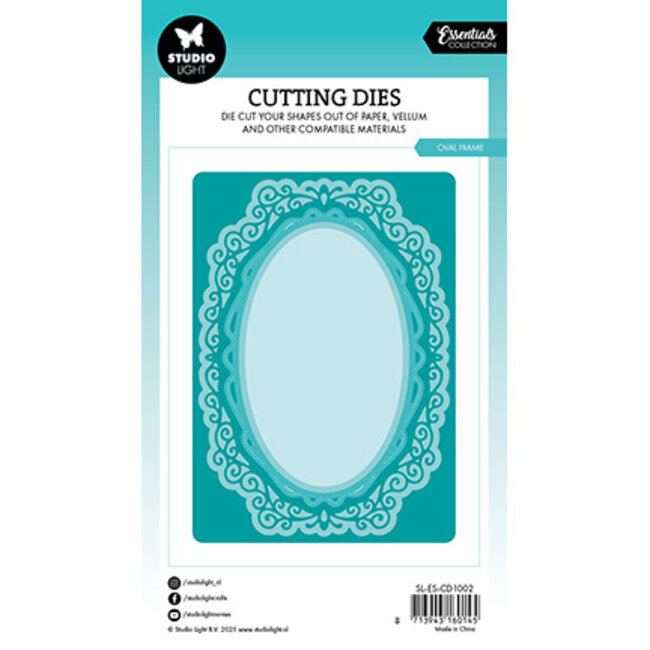 Studio Light SL Cutting Die Oval frame Essentials nr.1002