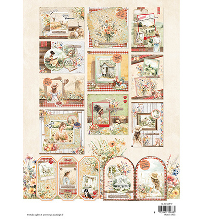 Studio Light SL Card Making Pad Country roads Essentials nr.17